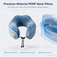 Oreiller ergonomique en mousse à mémoire de forme avec fonction chauffante, soutien électromagnétique relaxant, certifié CE