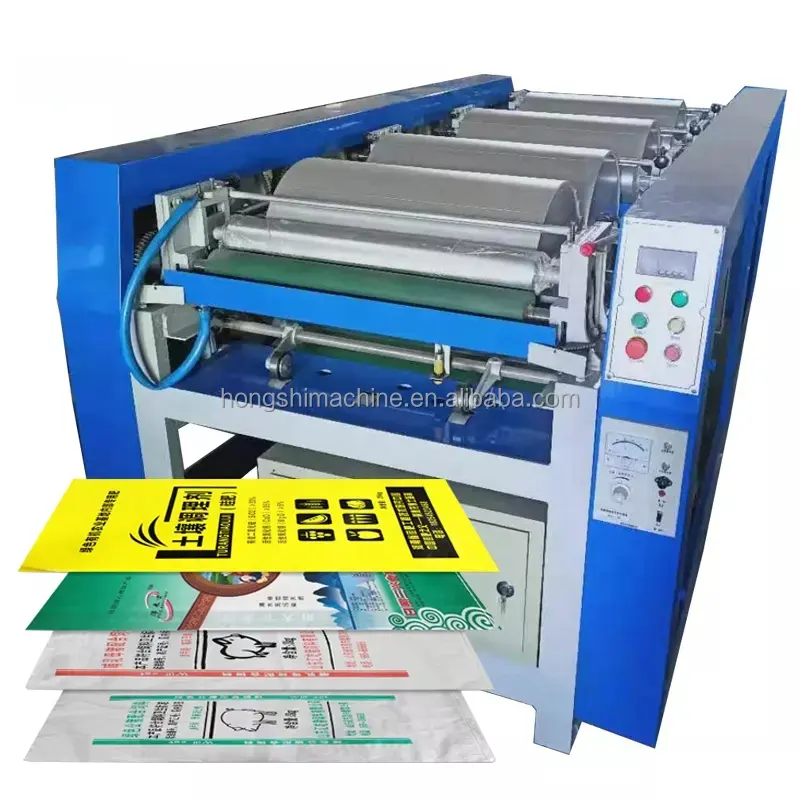 flexo cardboard printing machine 4 color non woven printer shopping rice kraft paper bag printing machine price