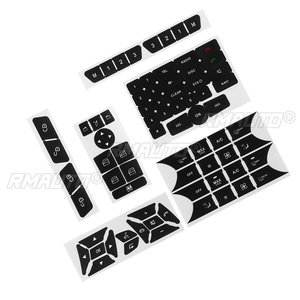 Autocollants de réparation de boutons de voiture noir mat pour Mercedes Benz GLK350 Classe C CLS C218 SLK W172 W204 W212 W218 W207 - Product Image 1