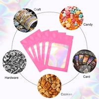 Bolsas de Mylar con Cierre Hermético, Impresión Personalizada, Holográficas, Resistentes a la Humedad, con Ventana Resellable, MOQ Bajo