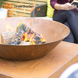 1.5 Meters Diameter <b>Large</b> Outdoor Bonfire Weathering Steel <b>Fire</b> <b>Pits</b> for Heating for Firewood Brazier for Outdoor Use - Product Image 2