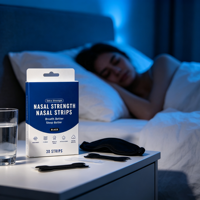 Bandes nasales de marque privée de qualité médicale CE, hypoallergéniques, sans latex, non tissées, favorisant une respiration nasale fluide pour le sommeil, faible MOQ