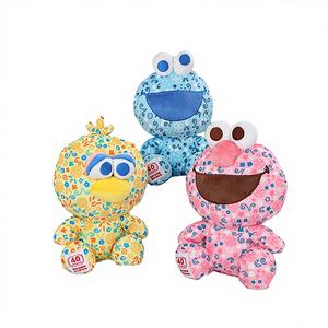 For Big Bird in China Pink Blue Yellow 20cm Plush <strong>Toy</strong> Ornament Doll PP Cotton Guochao Figurine - Product Image 1