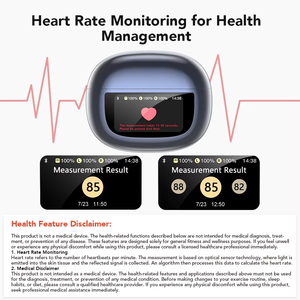 Écouteurs sans fil <span class=keywords><strong>Bluetooth</strong></span> V6.0 MINISO MS212 avec micro et moniteur cardiaque - Conception confortable à clip d'oreille - Product Image 4