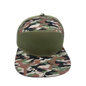 Haute Qualité 6 Panneau Camouflage Toile En Plein Air Golf Chapeaux Rétro Canard Camouflage Laser Cut Hole Caps Personnalisé Plat Bord Snapback - Product Image 1