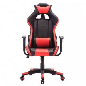 Silla de Juego Económica, Ajustable en Altura, Giratoria, con Logotipo Personalizable, Reposabrazos Rojos, Silla de Juego Ejecutiva para Esports, Modelo 5723A - Product Image 1