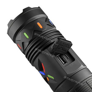 Đèn pin <span class=keywords><strong>LED</strong></span> siêu sáng STARYNITE 1400 <span class=keywords><strong>Lumens</strong></span>, có thể thu phóng, sạc lại được, sử dụng pin. - Product Image 4