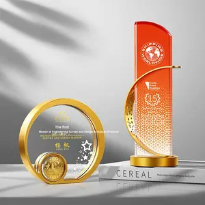 अनुकूलित कंपनी वार्षिक बैठक पुरस्कार उच्च-अंत रचनात्मक धातु पर्यावरण के अनुकूल उत्कीर्ण खेल ट्रॉफी स्मारक वर्षगांठ - Product Image 4