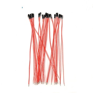 Termistore termistore a doppio filo <span class=keywords><strong>Ntc</strong></span> Mf52b 10k 100K 3950 1% 20MM termistore filo smaltato - Product Image 2