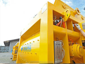 Mélangeur de béton JS2000 mélangeur de béton machines de mélange à deux arbres usine OEM HZS120 centrale à béton Machine - Product Image 6