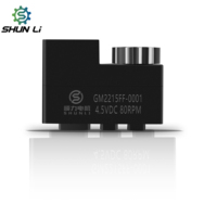 Moteur DC Shunli 3V 4.5V 6V, mini moteur à engrenages DC à faible régime 30 tr/min 60 tr/min 100 tr/min, 2KG.CM Max, micro moteur à engrenages DC pour serrure intelligente