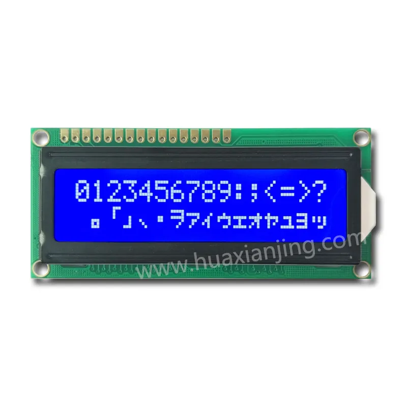 Módulo de exibição lcd de 16x2, personagem com 16 pinos lcm para dispositivos eletrônicos