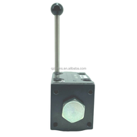 Vanne de commande directionnelle manuelle hydraulique Parker D1VL NG6 Cetop 3 350 bar 80 L/min 4 voies 3 positions, compatible avec D1VL