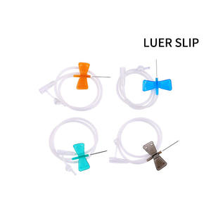 Set Vena <span class=keywords><strong>Scalp</strong></span> Sekali Pakai Medis untuk Pengambilan Darah Aman dengan Jarum Kupu-kupu dan Penyangga - Product Image 4