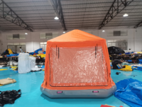 Nouveau bateau de camping aquatique, bateau gonflable, tente flottante gonflable, nouvelle petite tente aquatique