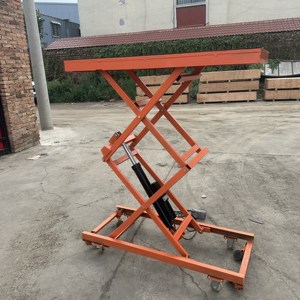 JUNCHI JUNCHI-01 petite <span class=keywords><strong>table</strong></span> élévatrice hydraulique électrique/tabouret pour la décoration de l'application de carrelage de construction murale 200kg ascenseur - Product Image 4