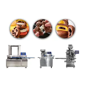 2023 Alta Qualidade Comercial Automático Cookie Encrusting Depositor Machine Cookies Extrusora linha processo cookie