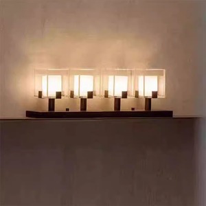 Chinese Style <b>Wall</b> Lamp Led <b>Light</b> Source E27 Bulb Base Multi Head For Hotel Corridor Bedroom Club - Product Image 4