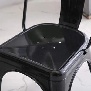 เก้าอี้เหล็กพับได้สไตล์อุตสาหกรรมเก้าอี้เหล็กสำหรับร้านอาหารเก้าอี้รับประทานอาหาร - Product Image 6