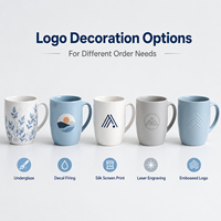 Lot de tasses à café en céramique Bone China 11 oz blanches pour sublimation, boîte cadeau, qualité alimentaire, anti-fuite, OEM/ODM pour la promotion de marques