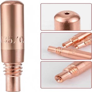 Punta de contacto para soldadura de 0.9mm de cobre puro para pistola de soldadura MIG Miller serie Mdx - Product Image 2