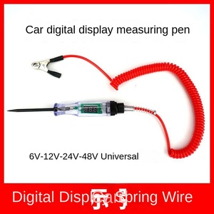 High Quality <strong>Auto</strong> DC Car Truck Digital Display Voltage <strong>Circuit</strong> Tester Car Test Long Probe Pen Bulb Electrical Testers