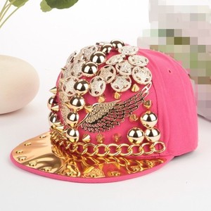 Nuevas mujeres moda Chic algodón Rock y punk estilo papá sombreros Golf tenis deportes béisbol sombrero protección solar camionero sombrero con cadena - Product Image 3