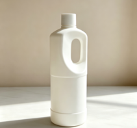 Bouteilles en plastique HDPE multi-tailles pour détergent et liquide de lavage, fourniture directe d'usine