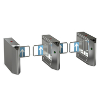 Software de control de acceso para turniquetes y barreras deslizantes, compatible con NFC, reconocimiento facial e IC, para sistemas de paso en autobuses y metro, con protección ESD compacta para Wiegand.