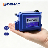 Imprimante TIJ portable électrique DEMAC J501, hauteur d'impression 12,7 mm, 600 DPI, 1,8 lignes réglables, portable, pour emballages en carton