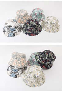 Sombrero de <span class=keywords><strong>Pescador</strong></span> con Estampado Floral y de <span class=keywords><strong>Playa</strong></span>, 100% Algodón y Lino, Protección Solar, Unisex, para Adultos, Pesca y Actividades al Aire Libre - Product Image 6