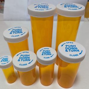 8dr 13dr Flesjes Pil Flesjes Met Kindveilige Dop Lege Medicijnflesjes Met Doppen - Product Image 6