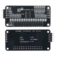 Module de carte de commande LED PCA9685 16 canaux, bus I2C, contrôleur PWM, 2,3 V à 5,5 V, haute qualité, usage général