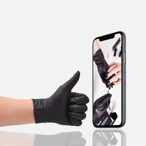 Guantes <span class=keywords><strong>de</strong></span> nitrilo desechables en negro para uso en catering, cocina, limpieza del hogar, reparación <span class=keywords><strong>de</strong></span> automóviles, venta al por mayor - Product Image 3