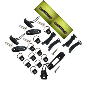 Kit d'accessoires pour kayak, réglable, durable, détachable, pour la pêche récréative dans les lacs et les rivières, 1 personne - Product Image 5