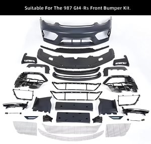 Kit Carrozzeria per Porsche <span class=keywords><strong>Cayman</strong></span> 987 GT4, Paraurti Anteriore GT4 di Alta Qualità in FRP/CF - Product Image 5