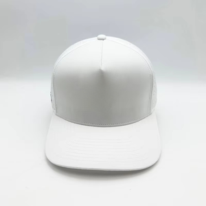 Casquettes de golf noires à 5 panneaux, motif léopard découpé au laser, tissu Oxford imperméable, logo personnalisé, broderie 3D, casquettes de baseball sportives - Product Image 6