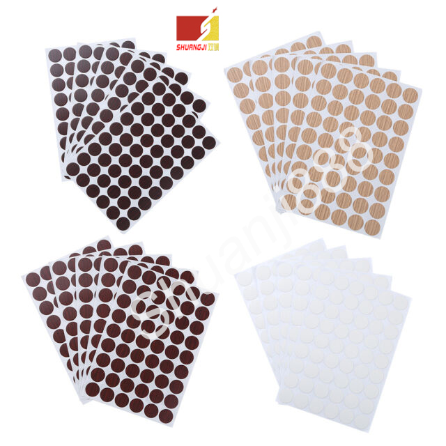Наклейки с отверстиями для винтов для дома и офиса, аксессуары для мебели, наклейки с отверстиями для винтов из ПВХ