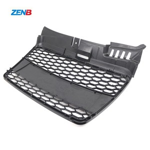 Grille avant RS4 de remplacement, grille de voiture noire brillante chromée, grille avant <span class=keywords><strong>A4</strong></span> pour <span class=keywords><strong>Audi</strong></span> <span class=keywords><strong>A4</strong></span> B7 2004 2005 <span class=keywords><strong>2006</strong></span> 2007 - Product Image 5