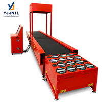 YJ-INTL YJ-DS-001 Escáner de Código de Barras Totalmente Automatizado con Software de Escaneo, Cinta Transportadora Dinámica para Restaurantes Chinos