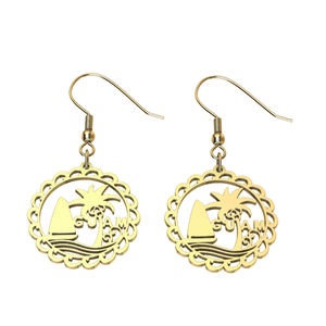 Babyguam — boucles d'oreilles goutte d'eau, ensembles de bijoux En or 14k, <span class=keywords><strong>2022</strong></span> - Product Image 1