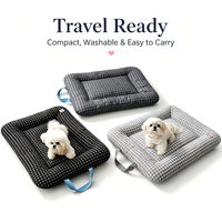 Tapis de transport portable pour animaux de compagnie avec poignée, protection de siège de voiture et de canapé pour chats et chiens, vente en gros EM