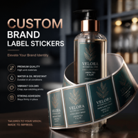 Étiquettes autocollantes en vinyle imperméable pour gel douche, bouteilles de shampoing et désinfectant pour les mains