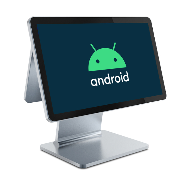 Manufacturer Wholesale 15.6 Inch Aluminum Alloy Android POS System End Point Window Cash Register POS Payment Terminal