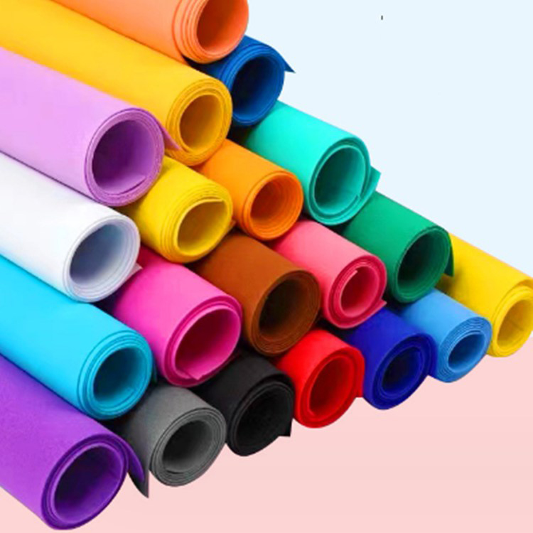 RPET Felt Fabric Nonwoven Recycled Material Felt Cloth 1mm, 2mm, 3mm, 4mm and 5mm
