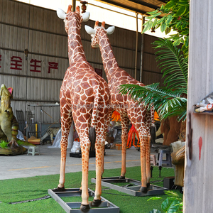 Tùy chỉnh cho các điểm danh lam thắng cảnh cảm biến kích hoạt động cơ khí khổng lồ động vật animatronic con hươu cao cổ nhà sản xuất-zigong - Product Image 6