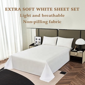 Lot <span class=keywords><strong>de</strong></span> draps <span class=keywords><strong>de</strong></span> <span class=keywords><strong>lit</strong></span> en lin d'hôtel 4 pièces bon marché, <span class=keywords><strong>parure</strong></span> <span class=keywords><strong>de</strong></span> <span class=keywords><strong>lit</strong></span> super King Size, <span class=keywords><strong>parure</strong></span> <span class=keywords><strong>de</strong></span> <span class=keywords><strong>lit</strong></span>, couette, ensemble <span class=keywords><strong>de</strong></span> literie en coton et polyester - Product Image 6