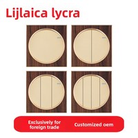 Interruptor de Pared Empotrado Tipo 86 con Acabado Imitación Madera, Calidad de Exportación, Estándar del Reino Unido, con Aislamiento Ignífugo y Clasificación IP20