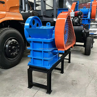 Trituradora de Mandíbulas para Residuos de Construcción, Hormigón, Piedra Caliza y Guijarros, Pequeña, de 1-3T/H, Diésel, en Oferta
