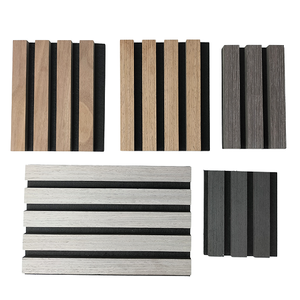 Cách âm acoustic tấm Tường Gỗ đá đen trang trí nộ<span class=keywords><strong>i</strong></span> thất tường gỗ tấm cho các bức tường và trần nhà - Product Image 4